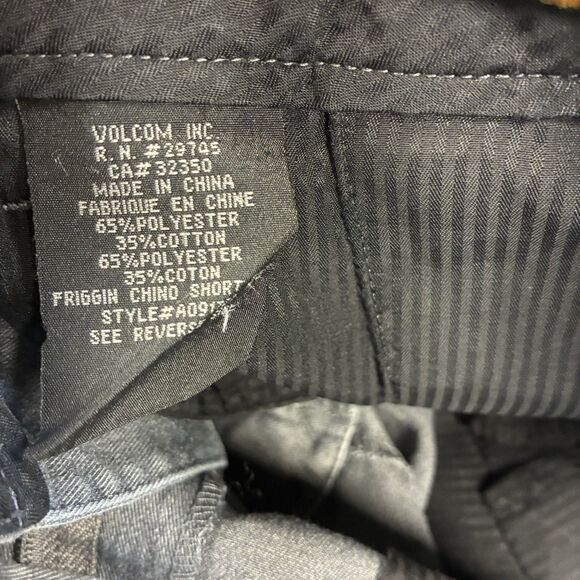 VOLCOM Mens 34" Waist gray FRIGGIN Chino Shorts 24" - Picture 5 of 10